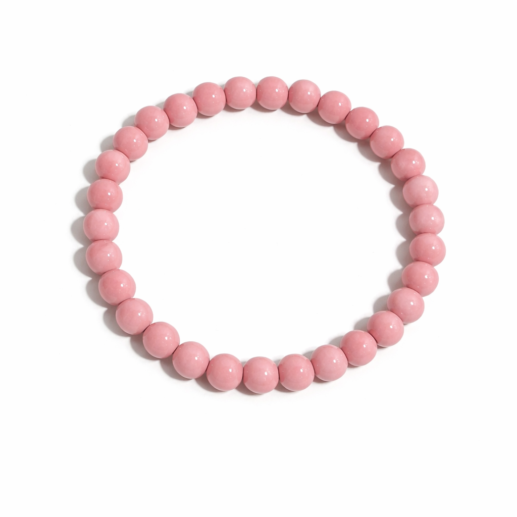 Ceramic bracelet solid color minimalist