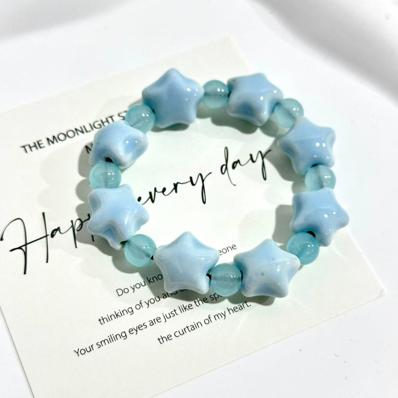 Ceramic star bracelet – niche, stylish, and visually appealing