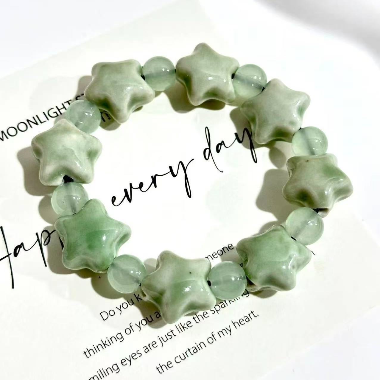 Ceramic star bracelet – niche, stylish, and visually appealing