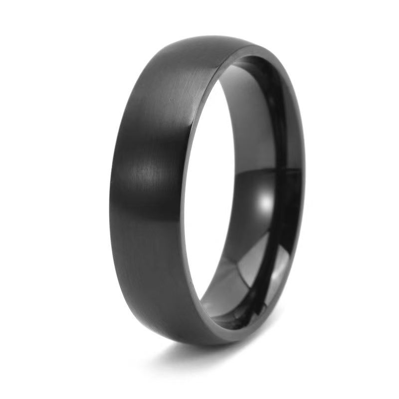 Domed Brush Finished  Tungsten Wedding Band  4mm-10mm
